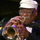 Jazz great Clark Terry performs at the celebration of the 20th anniversary of the Thelonious Monk Institute of Jazz in the East Room of the White House Sept. 14, 2006, in Washington, D.C.
Dennis Brack-Pool/Getty Images
